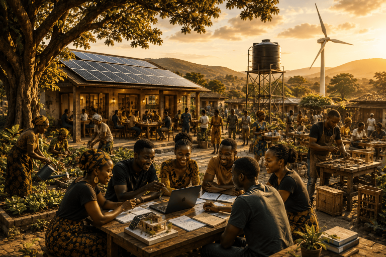 Community-Owned Solutions in Africa featuring local entrepreneurs renewable energy